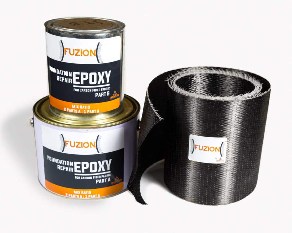 FiberFuzion™ Carbon Fiber Fabric for Bowing Walls Engineered Basement Solutions